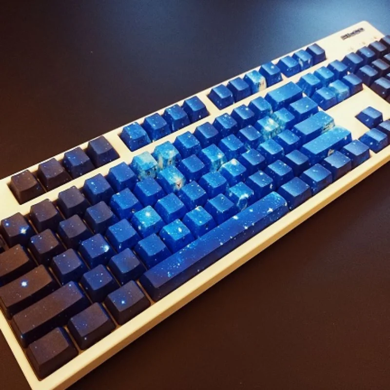 

Old Nebula series personalized mechanical keyboard sublimation starry sky keycap A