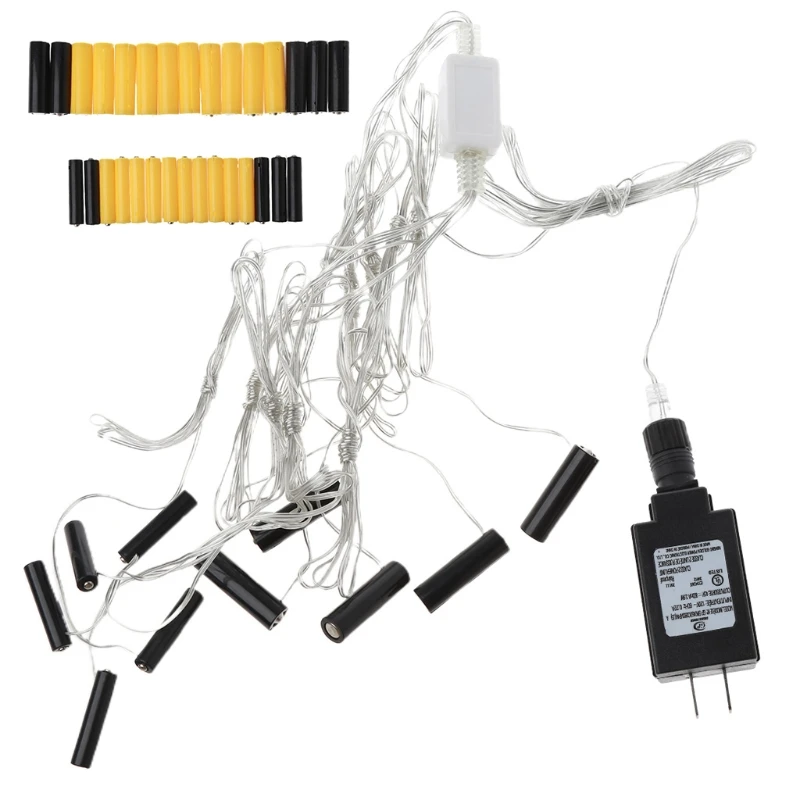 573A 10 trong 1 5AA 5AAA Pin Cáp Thay Thế AA AAA Pin cho Đèn Lễ Hội Bộ Đàm Cung Cấp Cáp