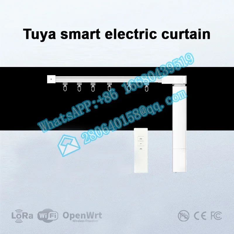 LEDEAST CL-01 Tuya Smart Electric Curtain Automation Motorized   Voice Control Mute