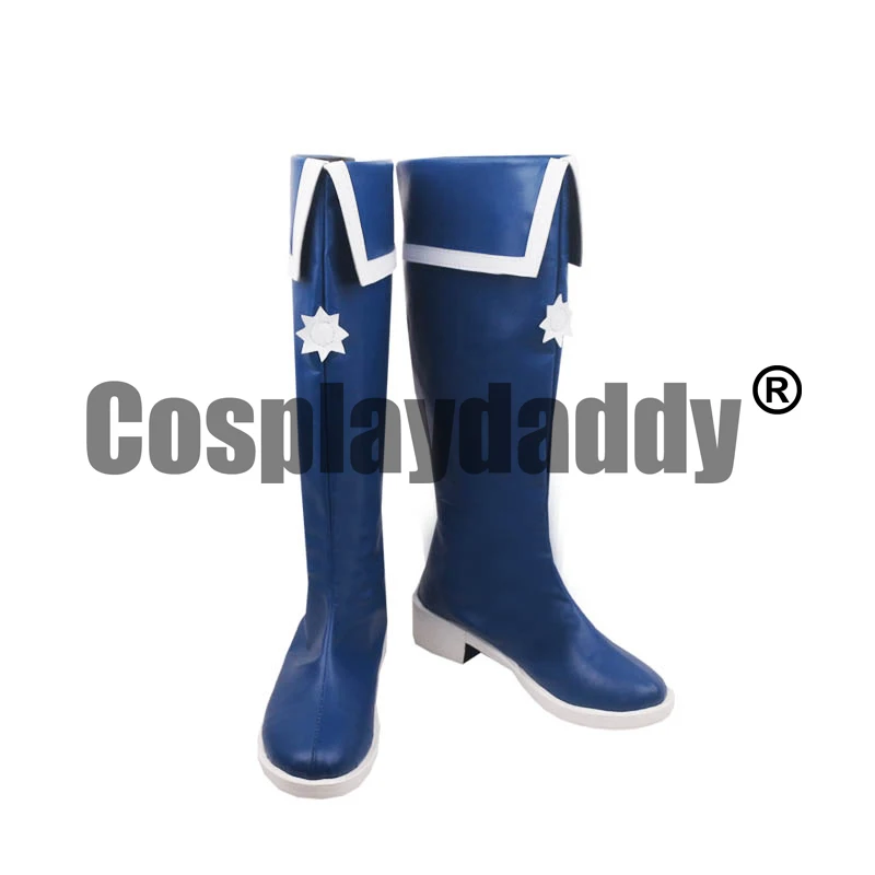 

Ensemble Stars! Knights StarFes Izumi Sena Ritsu Sakuma Tsukasa Suou Cosplay Blue Shoes Fold-over Boots S008