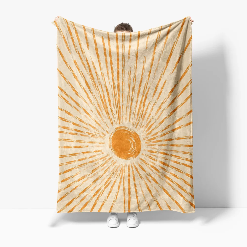 

Винтажное полосатое одеяло со звездами, мягкий флисовый чехол для кровати, дивана, декоративное одеяло, подарок