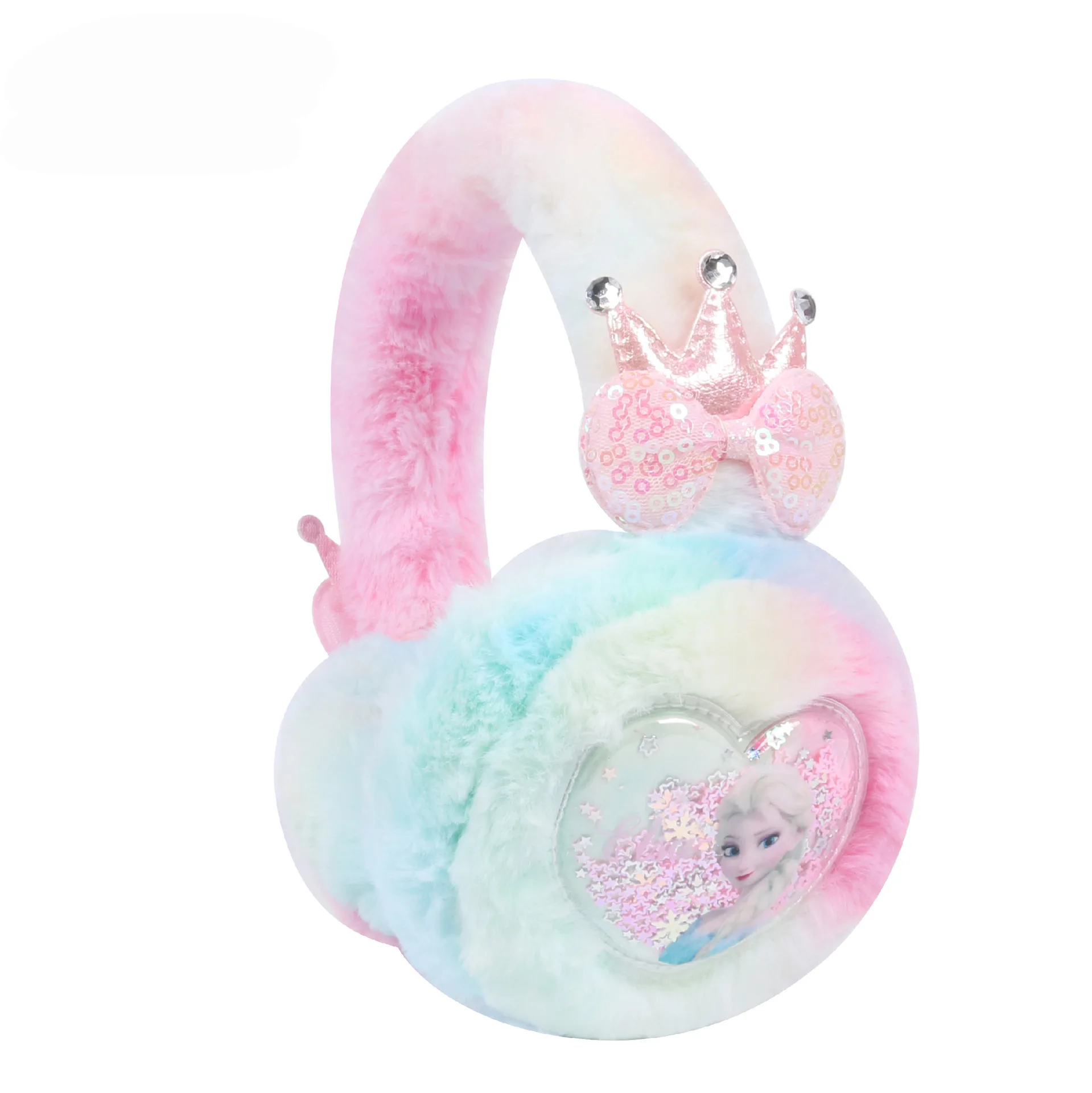 

Frozen Adventure Children's Ear Cover - Winter and Autumn Warmth-Resistant Fur Ear Warmers for Girls and Young Women