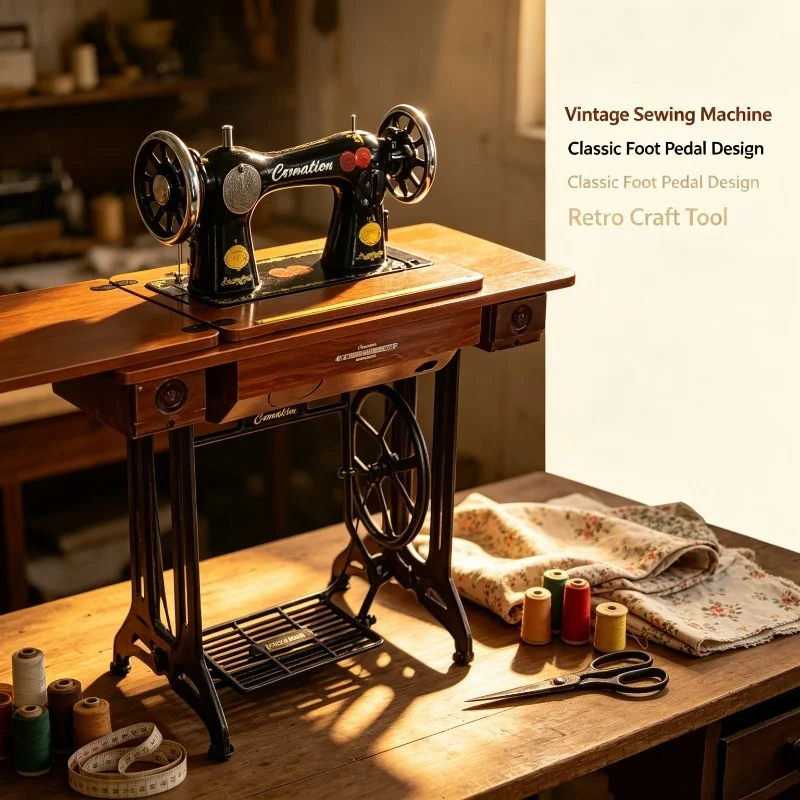 Low Noise Dual Speed JA2-2 Mini Electric Sewing Machine Portable Easy Use For Beginner Home DIY Fabric Tailoring Repair Craft To
