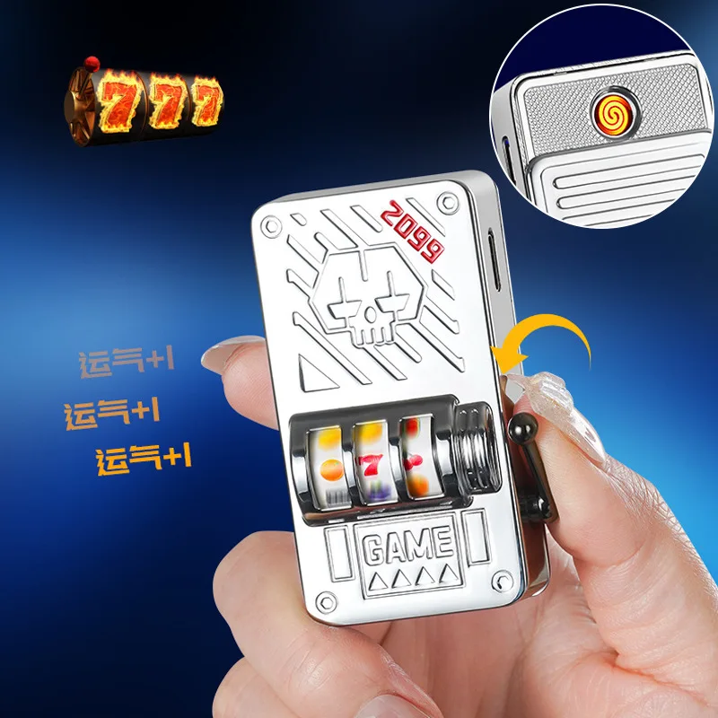 

New Shakele Intelligent Voice Control Cigarette Lighter Metal Charging Tungsten Wire Windproof Lighter Men's Smoking Accessories