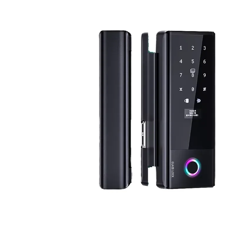 Enrique Biometric Fingerprint NFC Password Smart TTLockDigital Glass Door App Unlock Key Card Wifi/Ble Memory Card