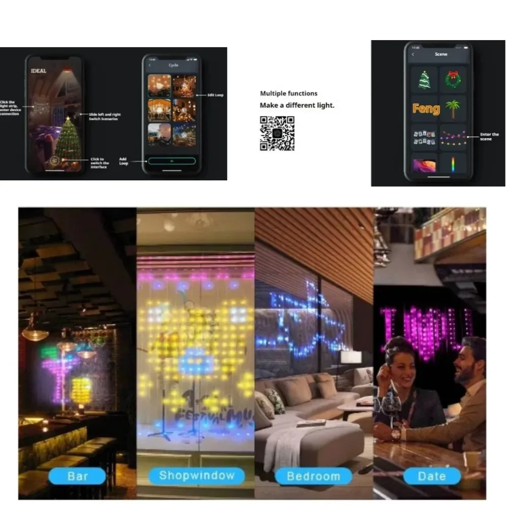 DC12-24V الموسيقى بلوتوث التحكم ذكي iDeal APP تحكم 24 مفتاح ل WS2812 WS2811 الذكية LED قطاع RGB مصباح ليد سلسلة