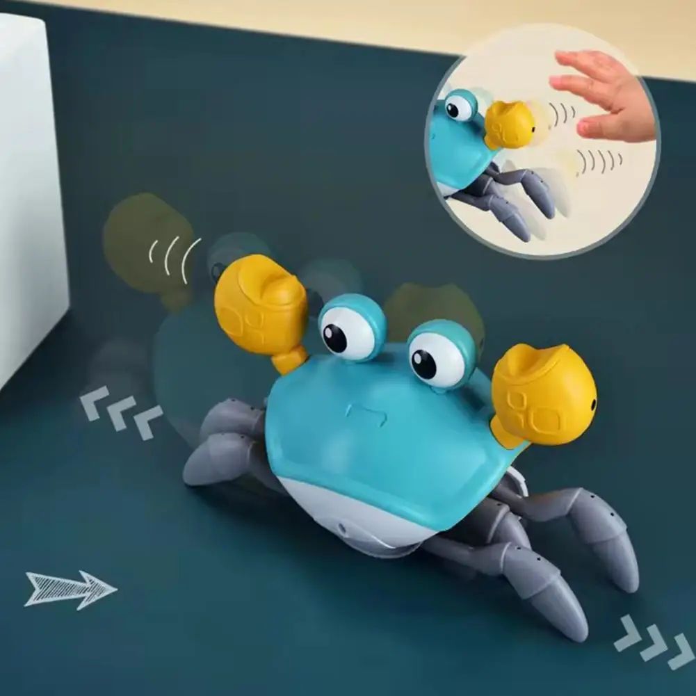 Dancing Electric Induction Crab Intelligent Induction Obstacle Cultivate Children Observe Reactivity Children Educational Toy