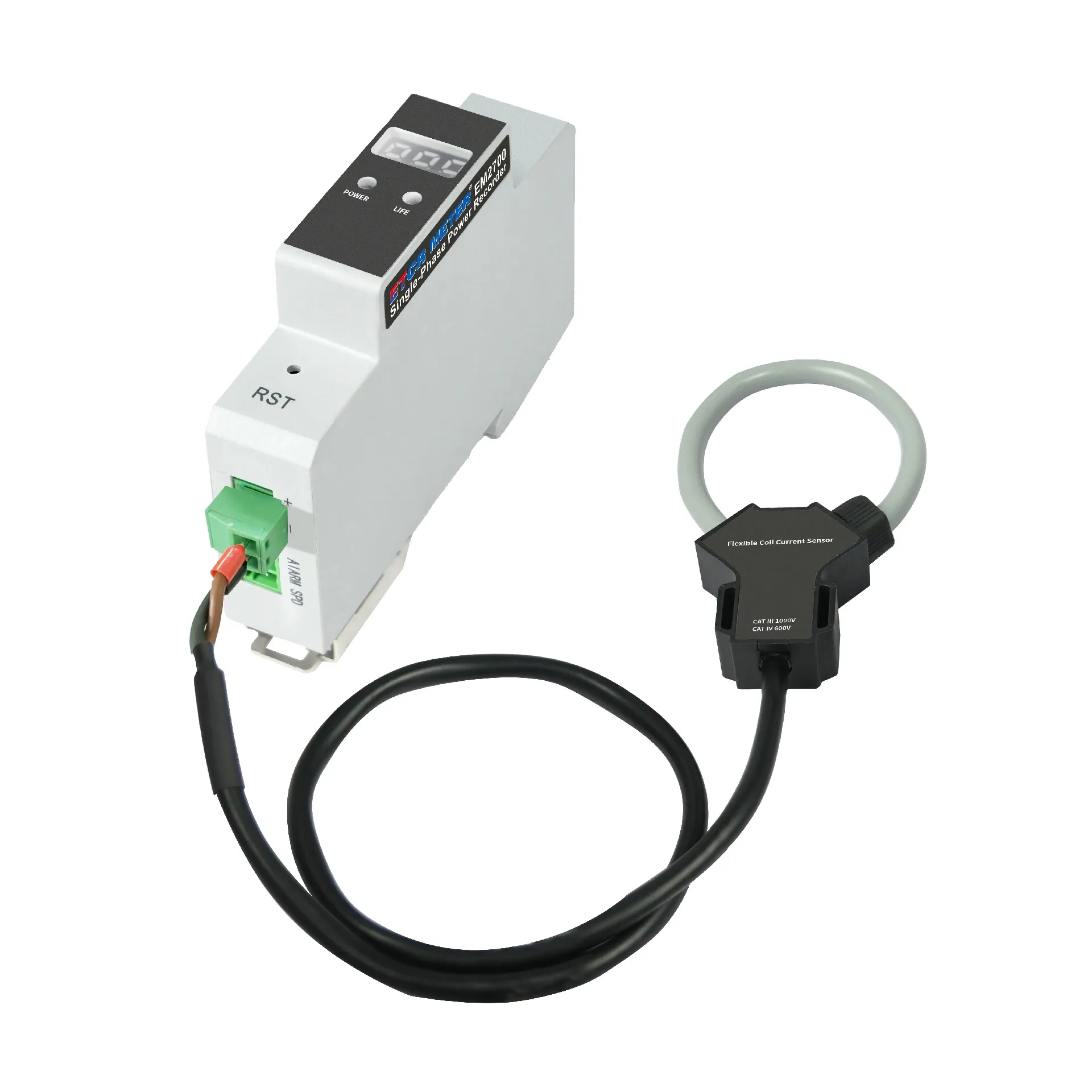 Lightning Strike Current Earth Online Detector Monitoring Flexible Coil  Alarm Signal 1 Channel 12V