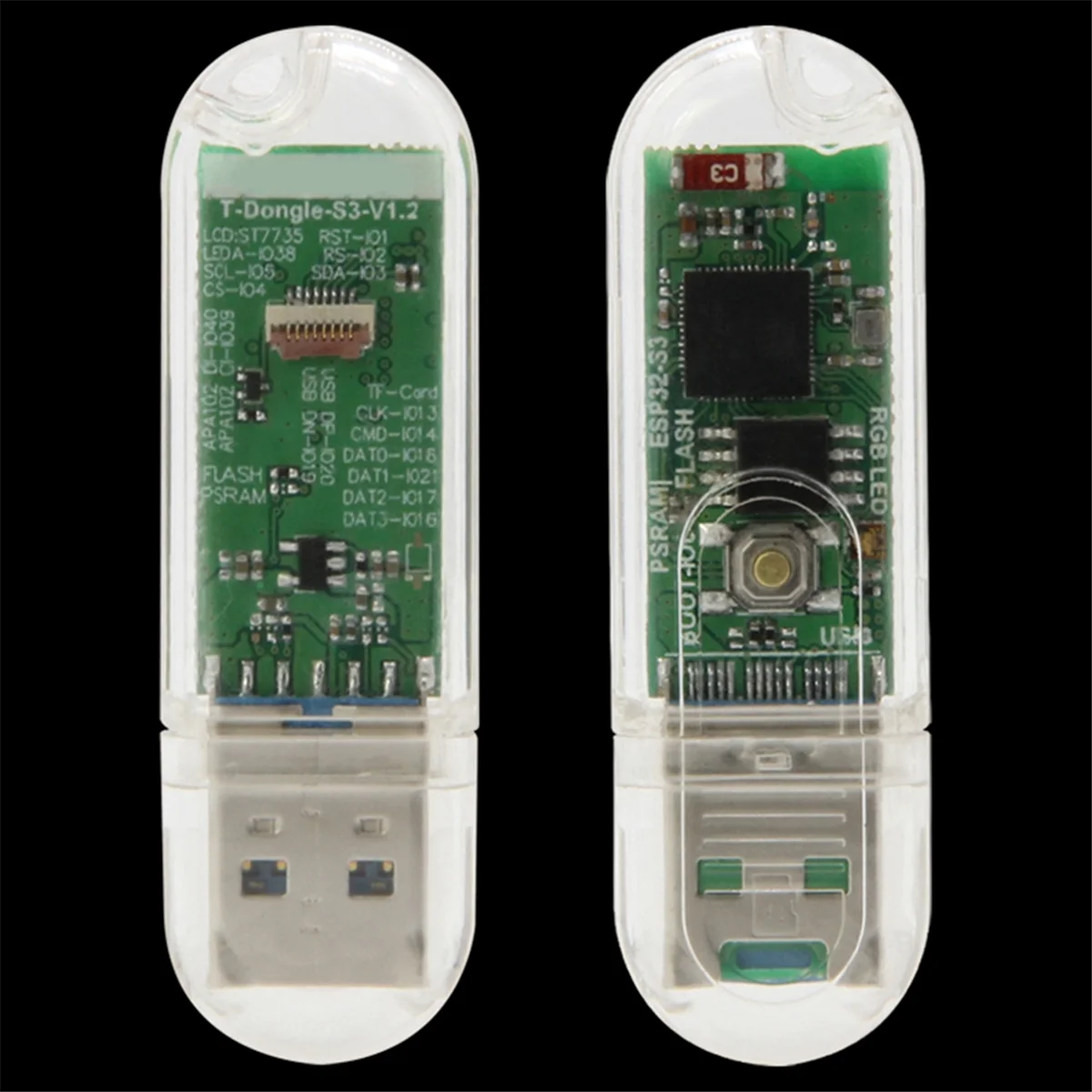 T-Dongle-S3 ESP32-S3 Dongle Development Board for Nerdminer Bitcoin Nerd Miner BTC Miner USB Dongle