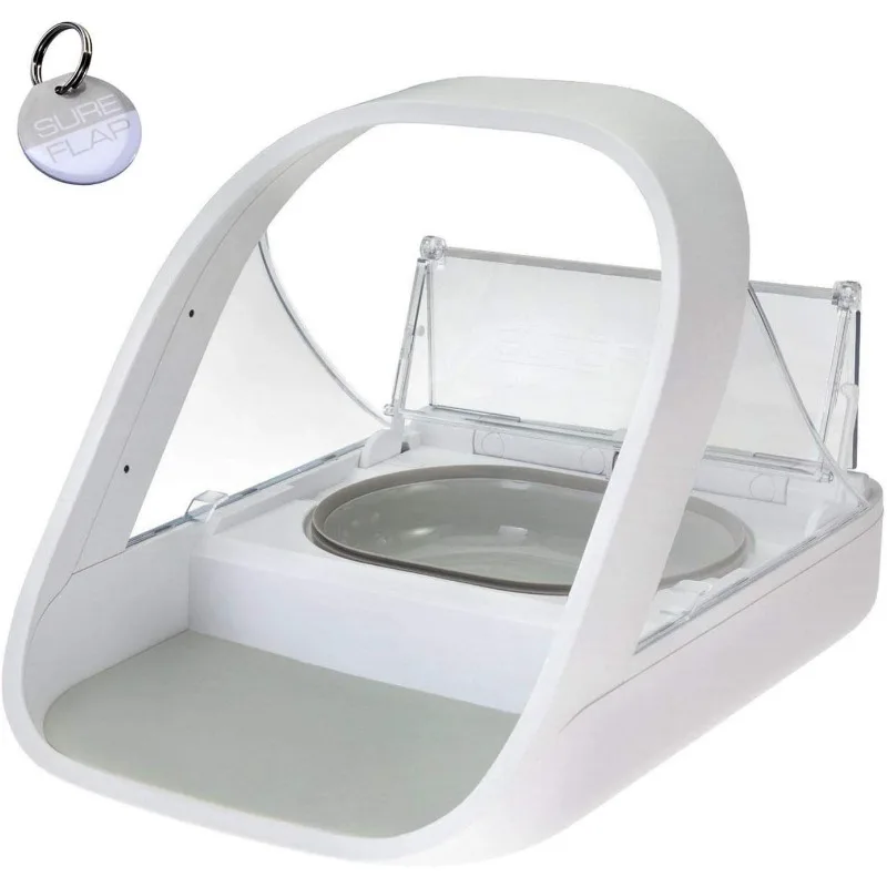 

Automatic Pet Feeder Sureflap Microchip Pet Feeder MPF001 Suitable for Both Wet and Dry Food Bonus eOutletDeals Pet Towel