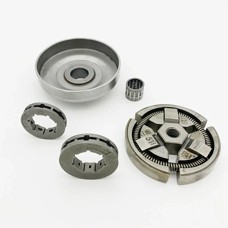 .325 Pitch -7Teeth 8 Tooth Clutch Drum Sprocket Rim Bearing Kit For HUS 55 51 50 Chainsaw Replacement Parts