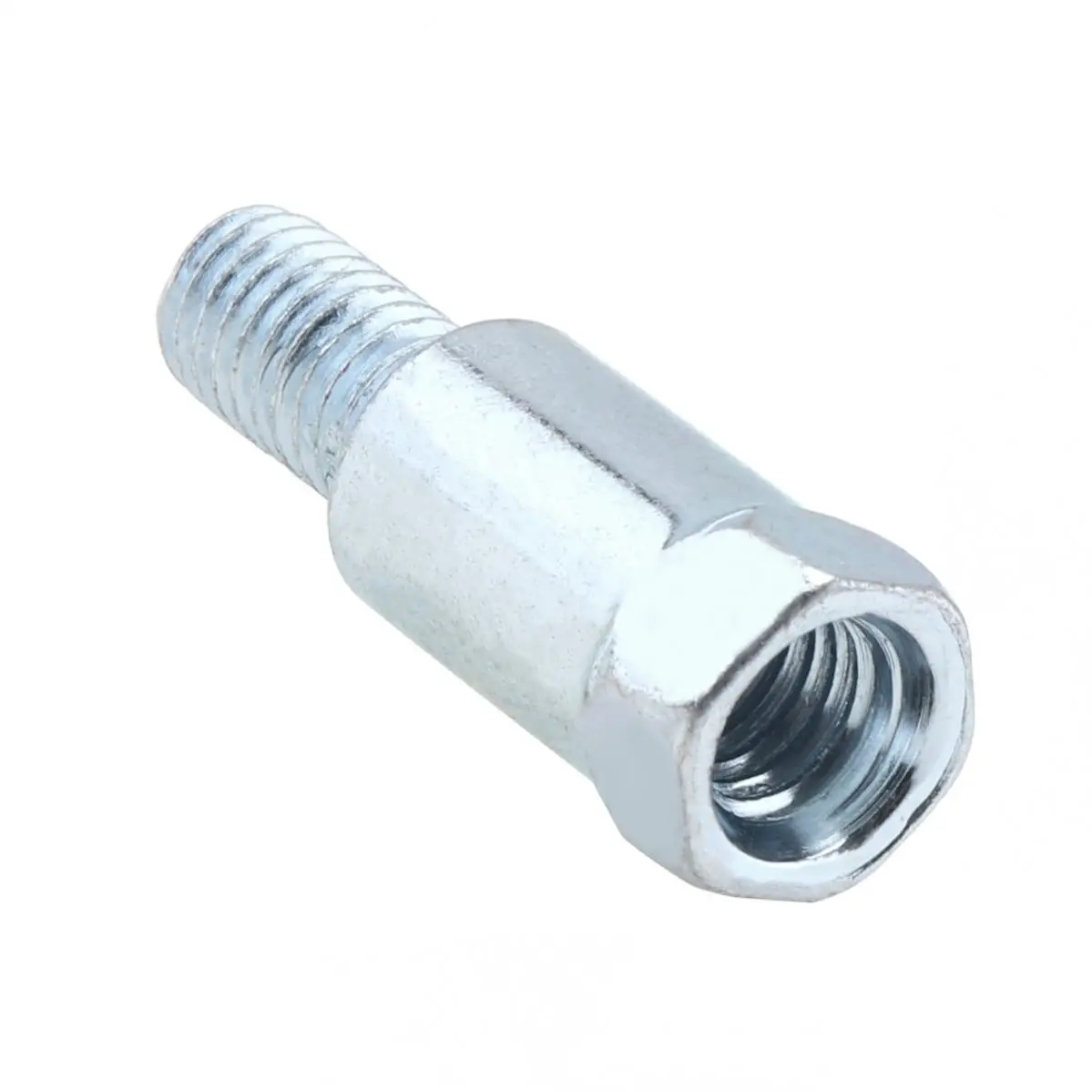 8mm Anti clockwise To Clockwise Mirror Adapter Silver Steel Metal Heighten Rearview Bolt Screw Bolt Motorbike Mirror Screw