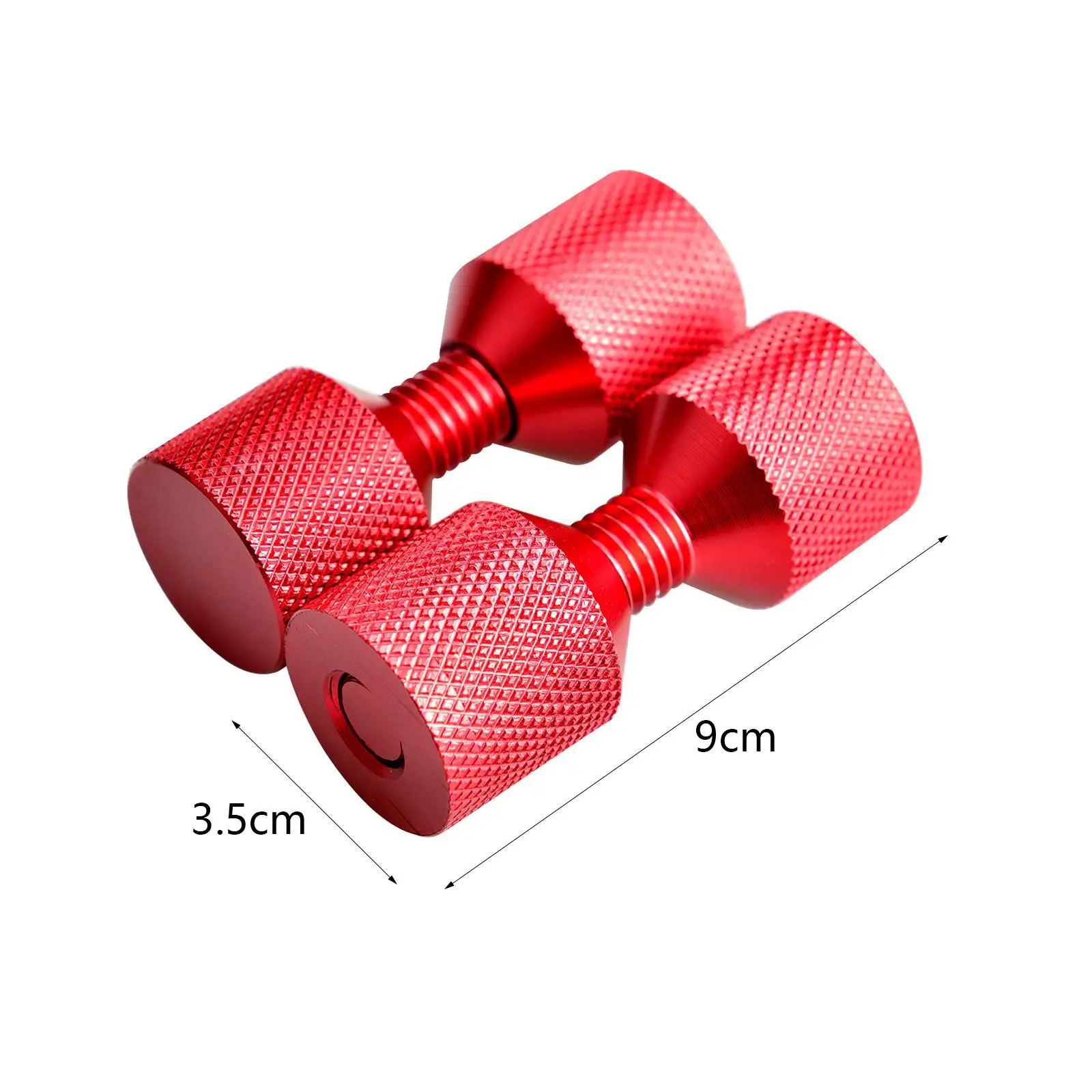 2 Pieces 1-1/8" 2 Hole Flange Alignment Pin Set 6061 Aluminum Stable Portable Precise Multipurpose Lightweight for Industry