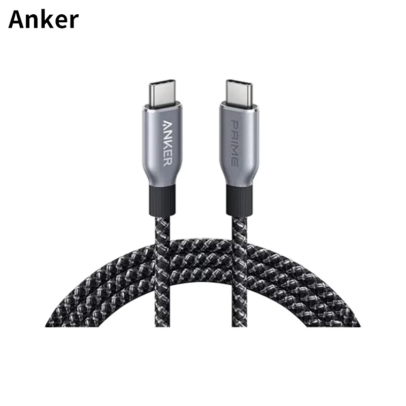 Anker Prime USB C to USB C Cable, 240W 3ft 6ft Fast Charging USB C Cable, Upcycled-Braided Nylon With 100-Year Bend Durability