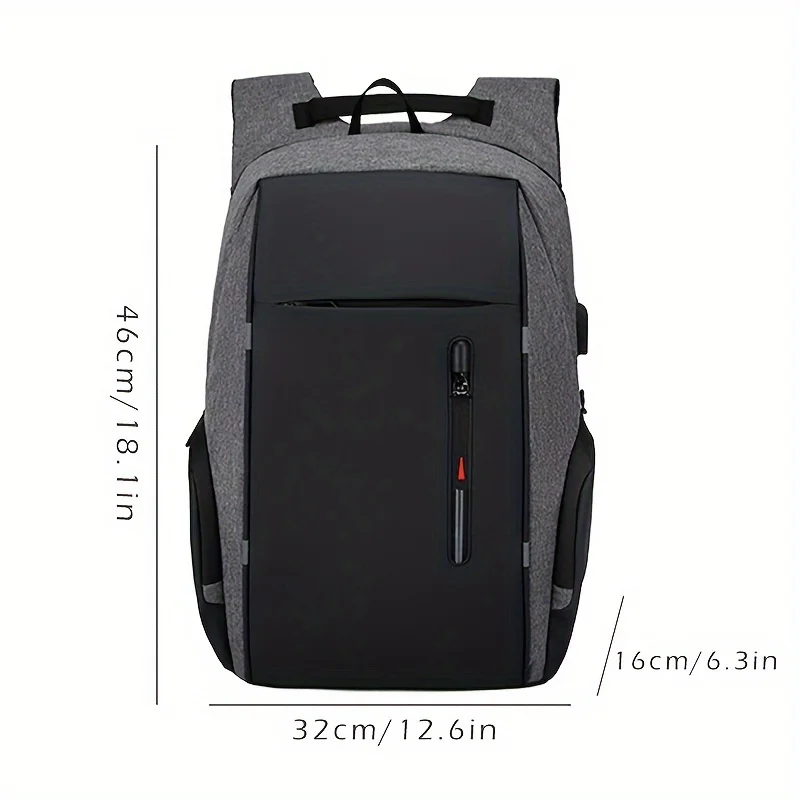 Anti Theft Men Business Laptop Backpack 15.6 Inch Water Resistant Backpack Multi Pocket Travel Office Work Computer Rucksack view 3