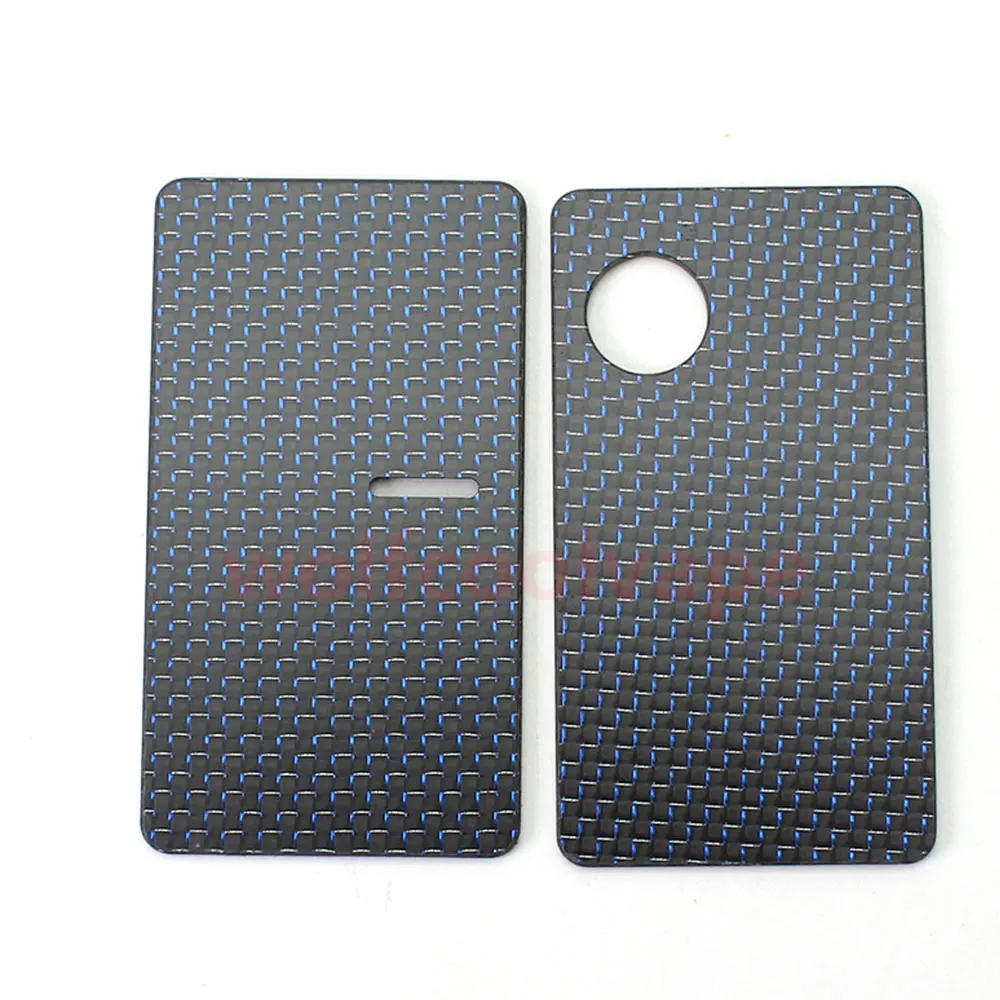 wolfcoolvape Round Replacement Front + Back Cover Panel Plate vape for dotMod dotAIO V2 Pod Carbon Fiber