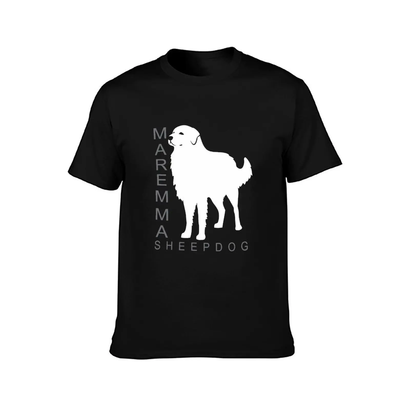 Maremma Sheepdog | NickerStickers? on Redbubble T-Shirt Minimalist Plain Crew Neck T-Shirt