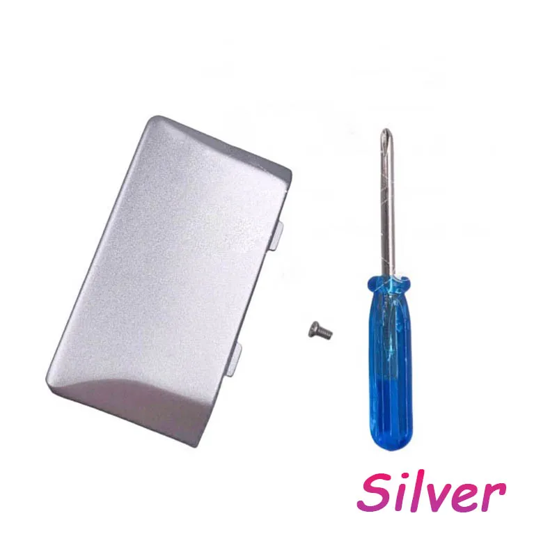 Ouro prata preto vermelho azul para gameboy micro bateria capa para gbm bateria caso reparação