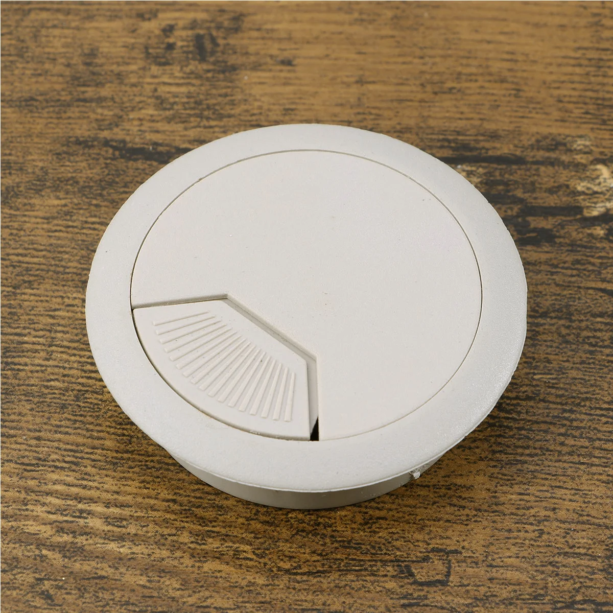 

12pcs Office Desk Grommet 50Mm Cable Hole Cover Round Plastic For Computer Table Organizer Home Use Grey White