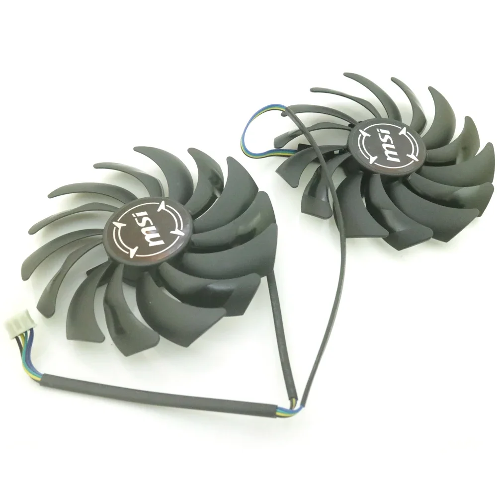 Free Shipping 2pcs/lot PLD10010S12HH DC12V 0.40A 95mm 4Pin For MSI RX590 RX580 RX570 8GB ARMOR OC Graphics Card Fan