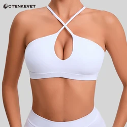 New Summer Sexy Sports Bra Workout Brasier Running Breathable Fitness Underwear Female Quick-Dry Yoga Clothes Gym Top Woman