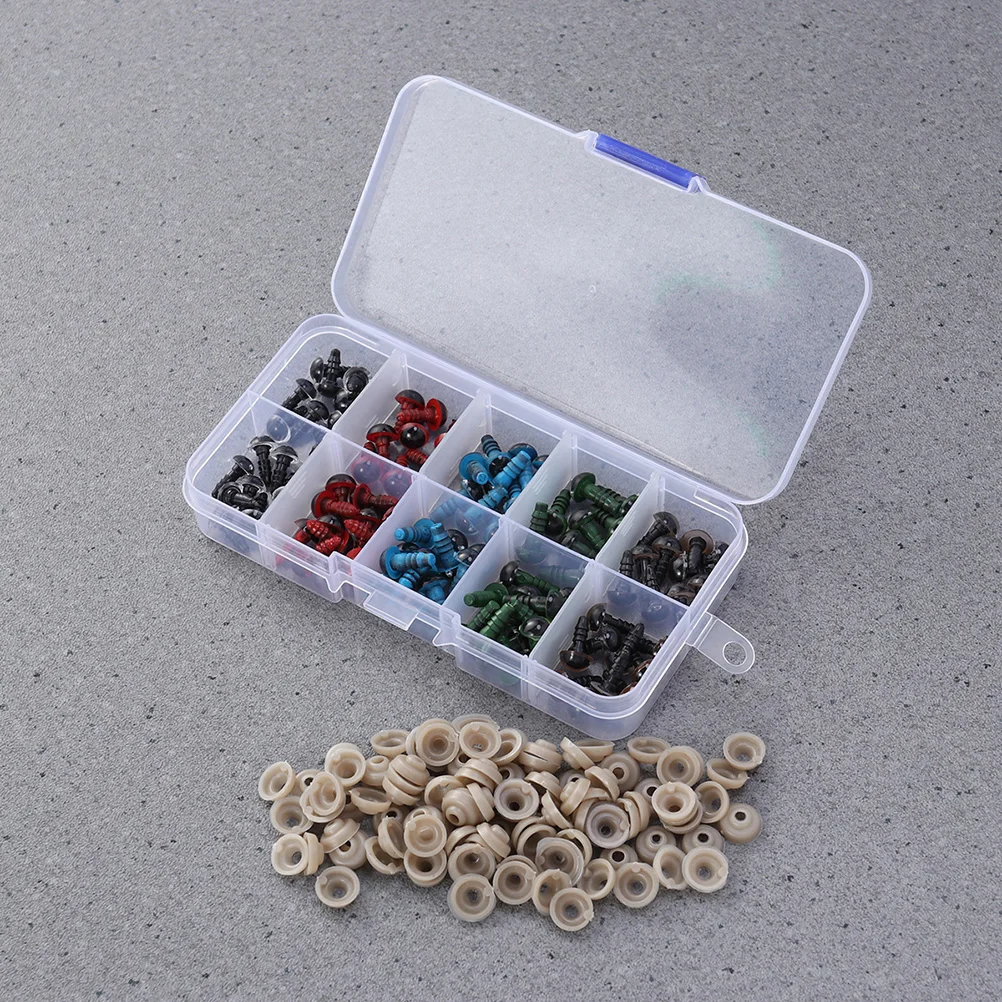

100 PCS Plastic Eye Set Balls DIY Stuffed Eyes Safety Toy Toys Accessories