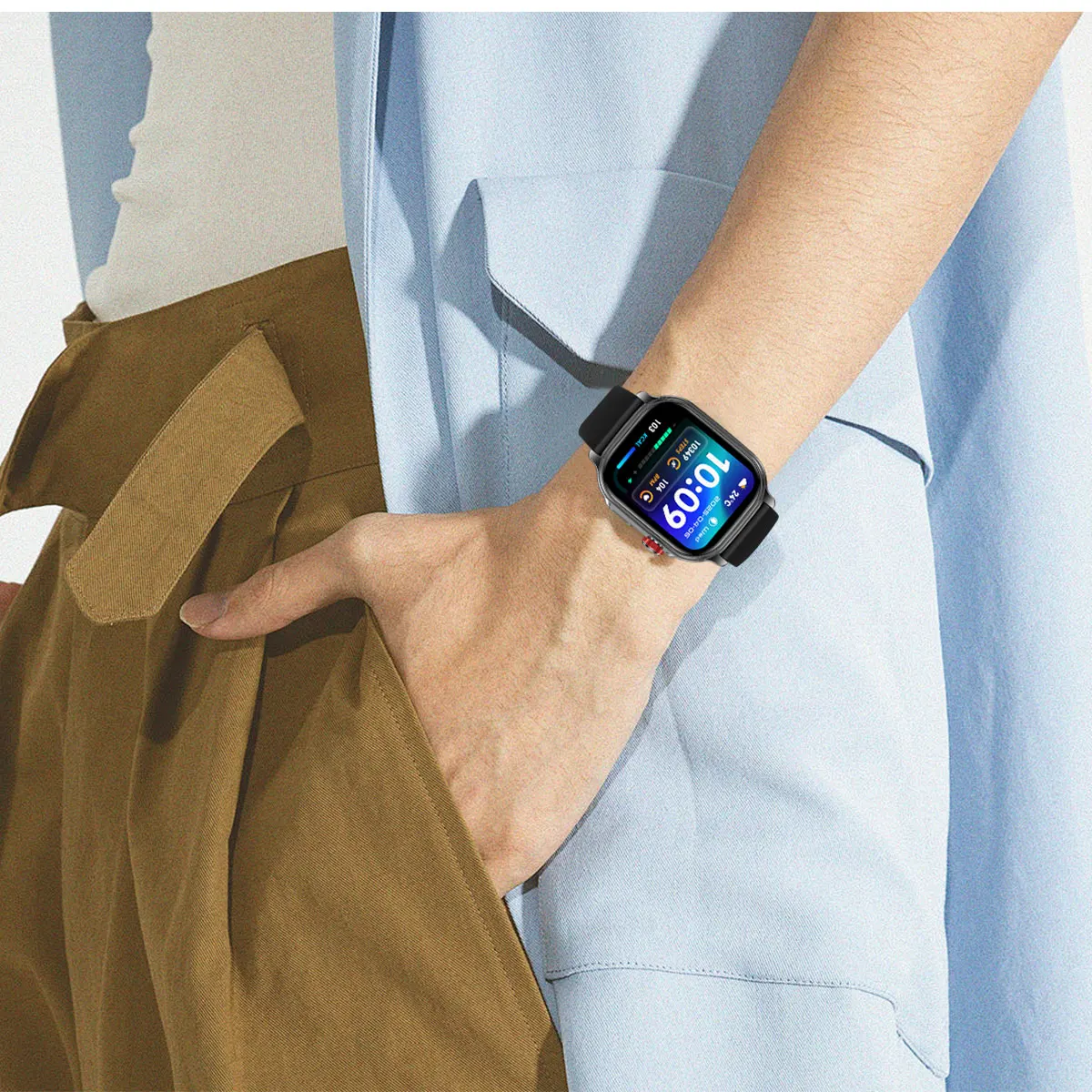 2026 Neue 1400mAh Batterie 100+ Sport-Smartwatches Geschenk 2,01" AMOLED Bluetooth-Anruf LED-Taschenlampe Herzfrequenz-Schlaf-Armband für Damen – Detail 23