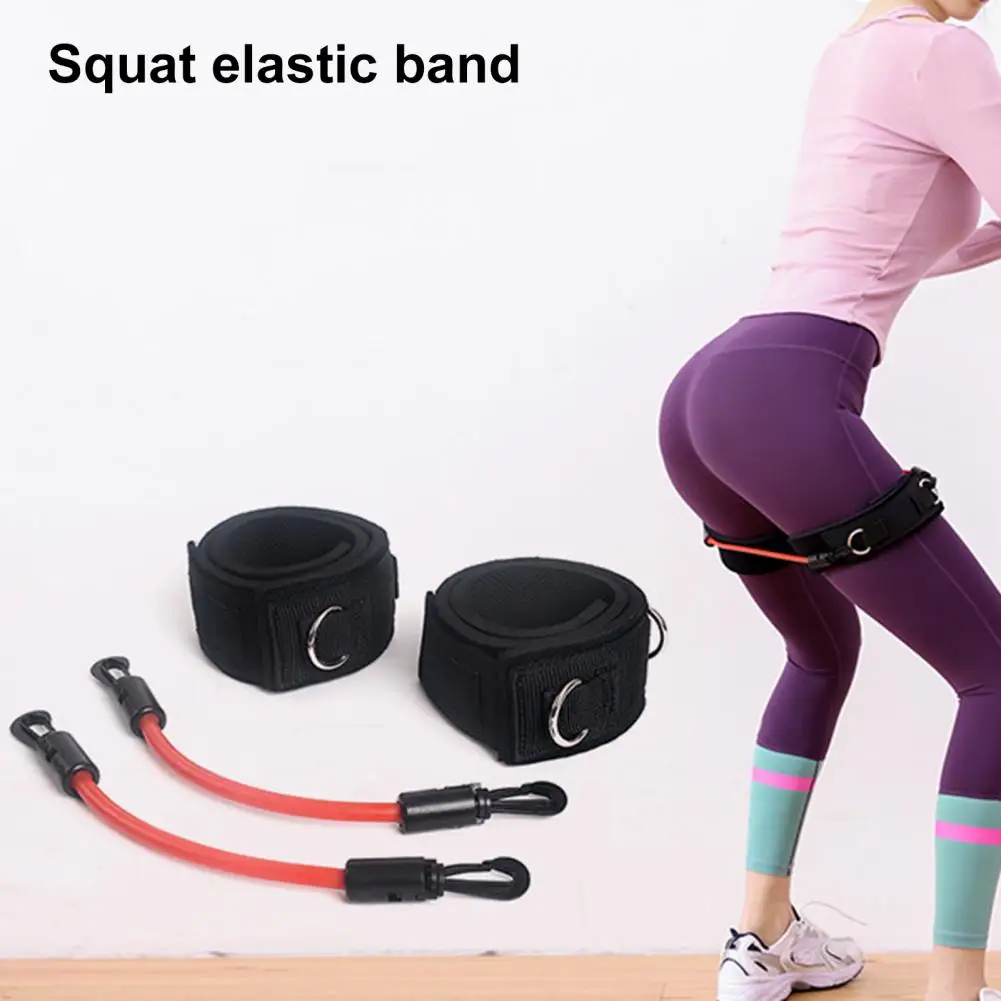 Resistance Bands Gym Cuff Strap Twin D Ring Fitness Attachment Cable Machine Yoga Glute Thign Ankle Strap Yoga Clothing