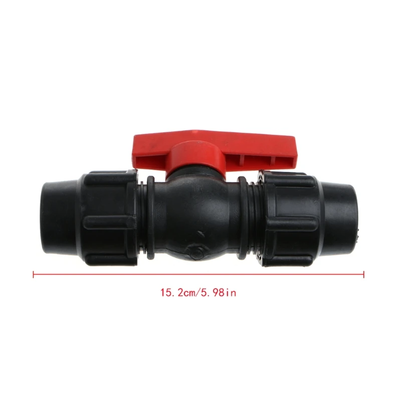 20mm/25mm/30mm Water Pipe Quick for Valve Connector PE Tube Ball Valves Accessories