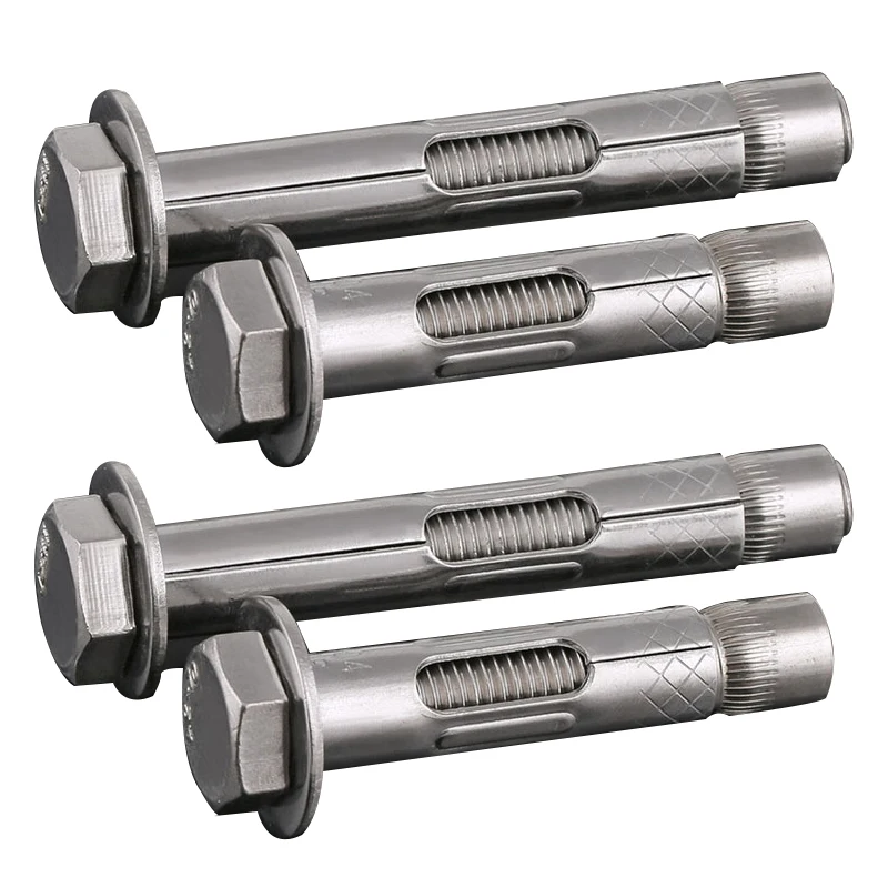 304 expansion screw pull explosion bolt stainless steel hexagonal deceleration belt built-in pull explosion 2Pcs