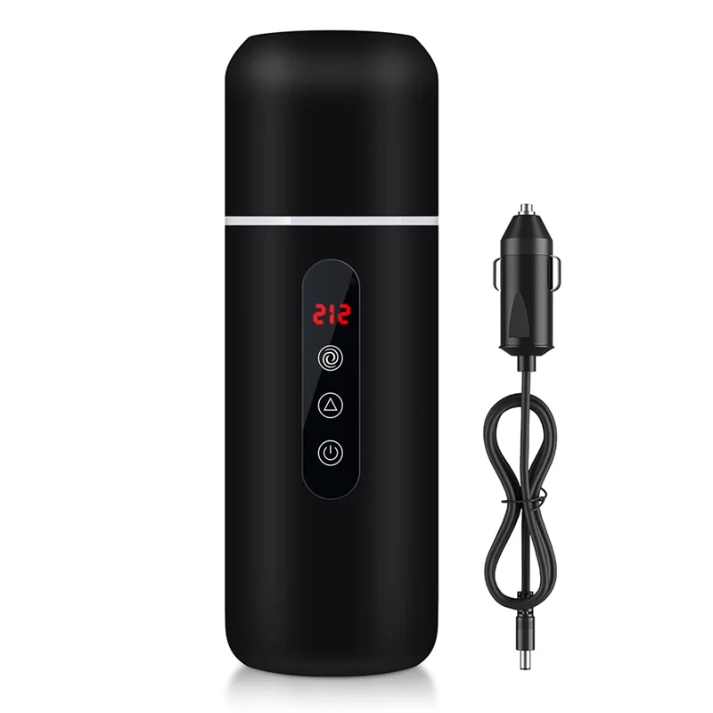 

ABVI-Portable Electric Travel Kettle Portable Water Cup With Heating Function Built-In Magnetic Induction Stirring