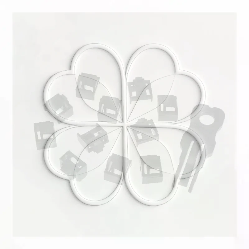 10pcs RJ45 Port Lock With 1Key Ethernet Hub Port RJ45 Female Anti Dust Cover Cap Protector Compatible With Computer Router