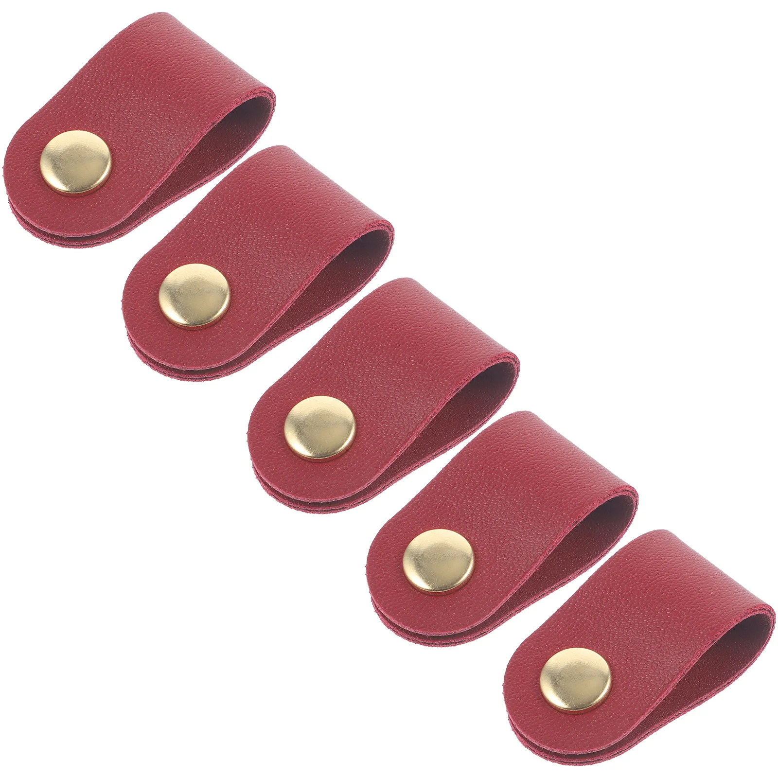 

5pcs Earphone Cable Organizer Strap Artificial Cord Clips Reusable Cable Winder For Headphones Charging Usb