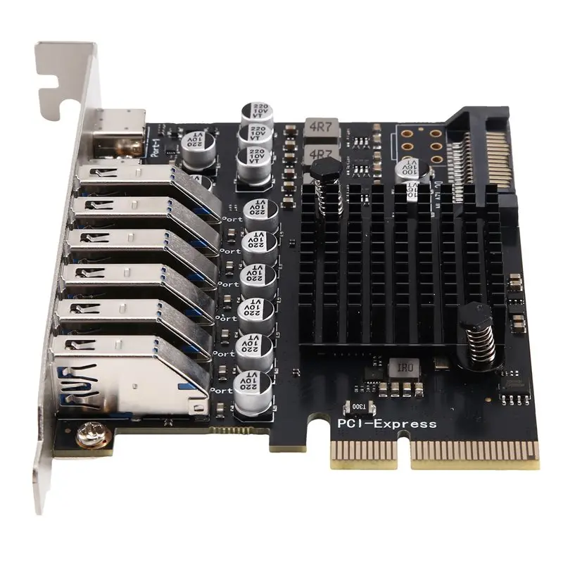 M51K-Pcie USB 3.2 Gen 2 Expansion Card 10Gbps Pcie USB 3.2 Gen2