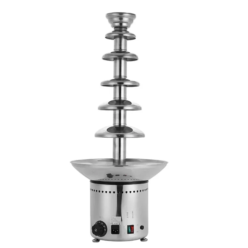 5-layer Chocolate Fountain Machine 110/220V Waterfall Commercial Chocolate Machine Chocolate Fondue DIY Machine