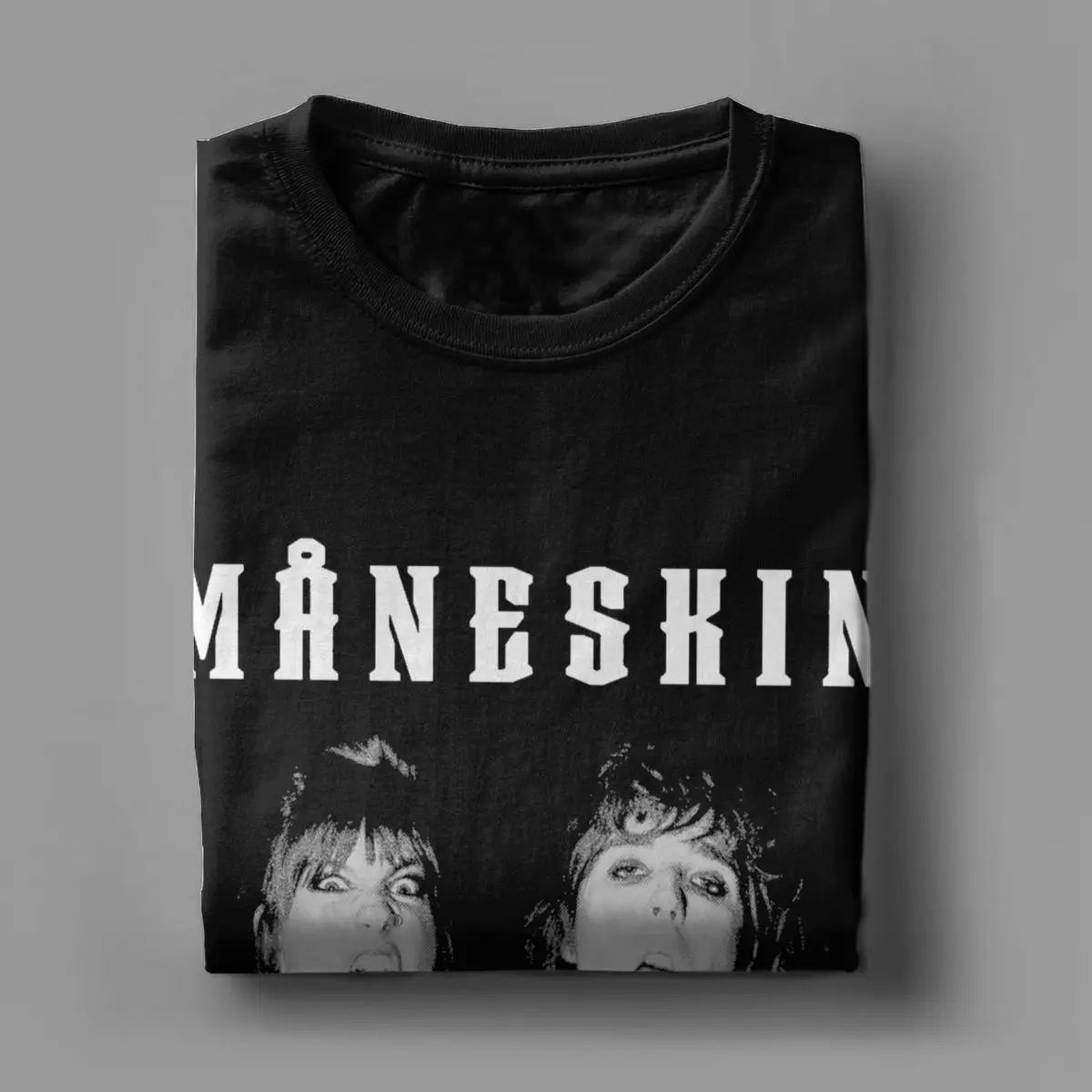Maneskin Men T Shirts Amazing Tee Shirt Short Sleeve Round Neck T-Shirts Cotton Plus Size Clothing image 5