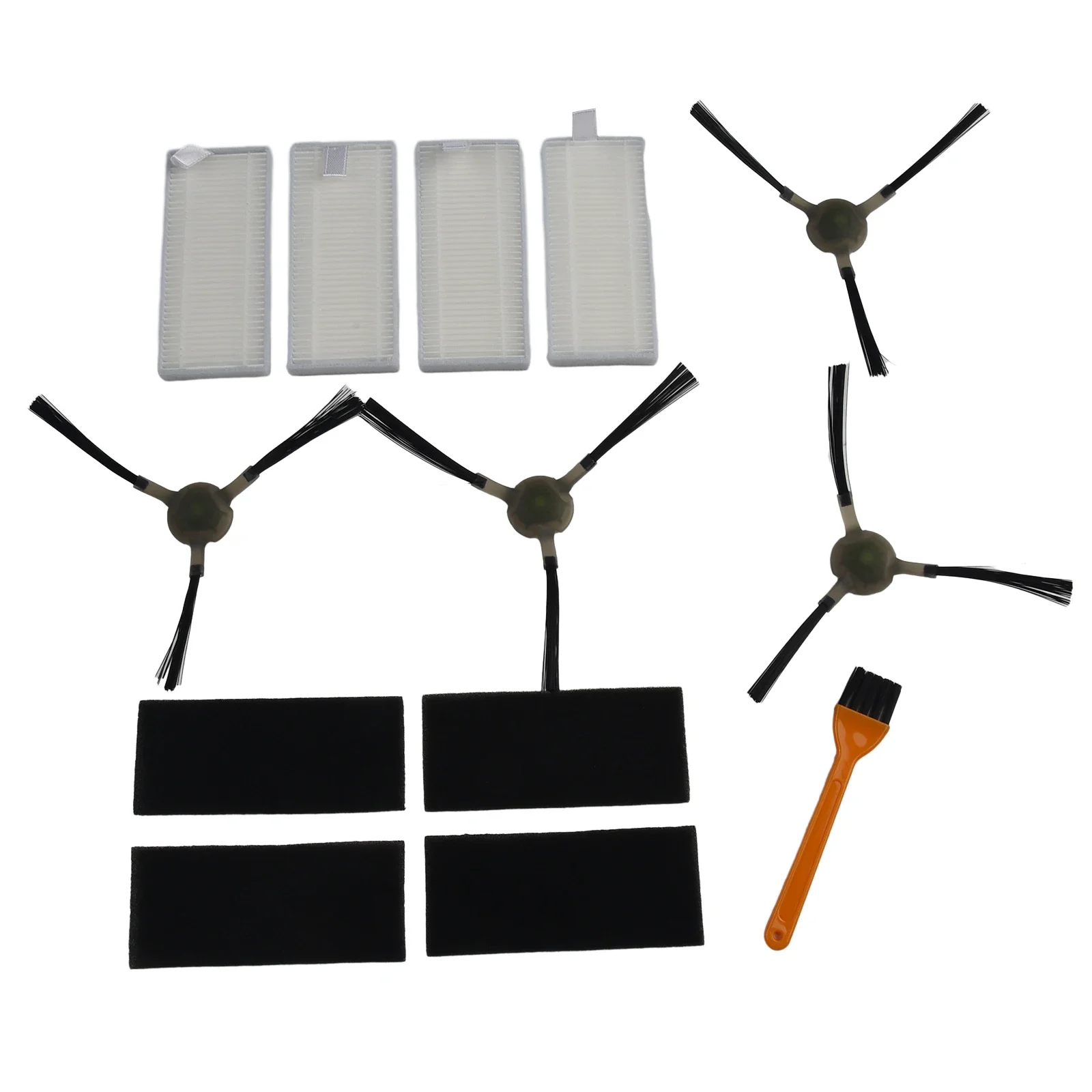 Zijborstel Filter Vervanging Kit Voor Lefant U180, M210 Pro, M201, L3 Robot Stofzuiger Vervanging Onderdelen Accessoires