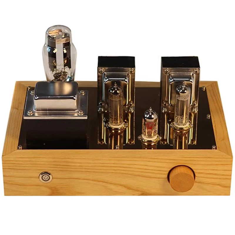 12AX7 ECC83 Push 6P14 EL84 Vacuum tube Amplifier 4W+4W Class A Amp 5U4G Rectificat Handicraft Welding Power Amplifier Audio