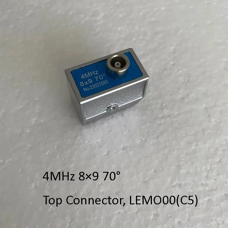 Top connector 4MHz 8x9 8*9 45/60/70 Degree Angle Probe Transducer