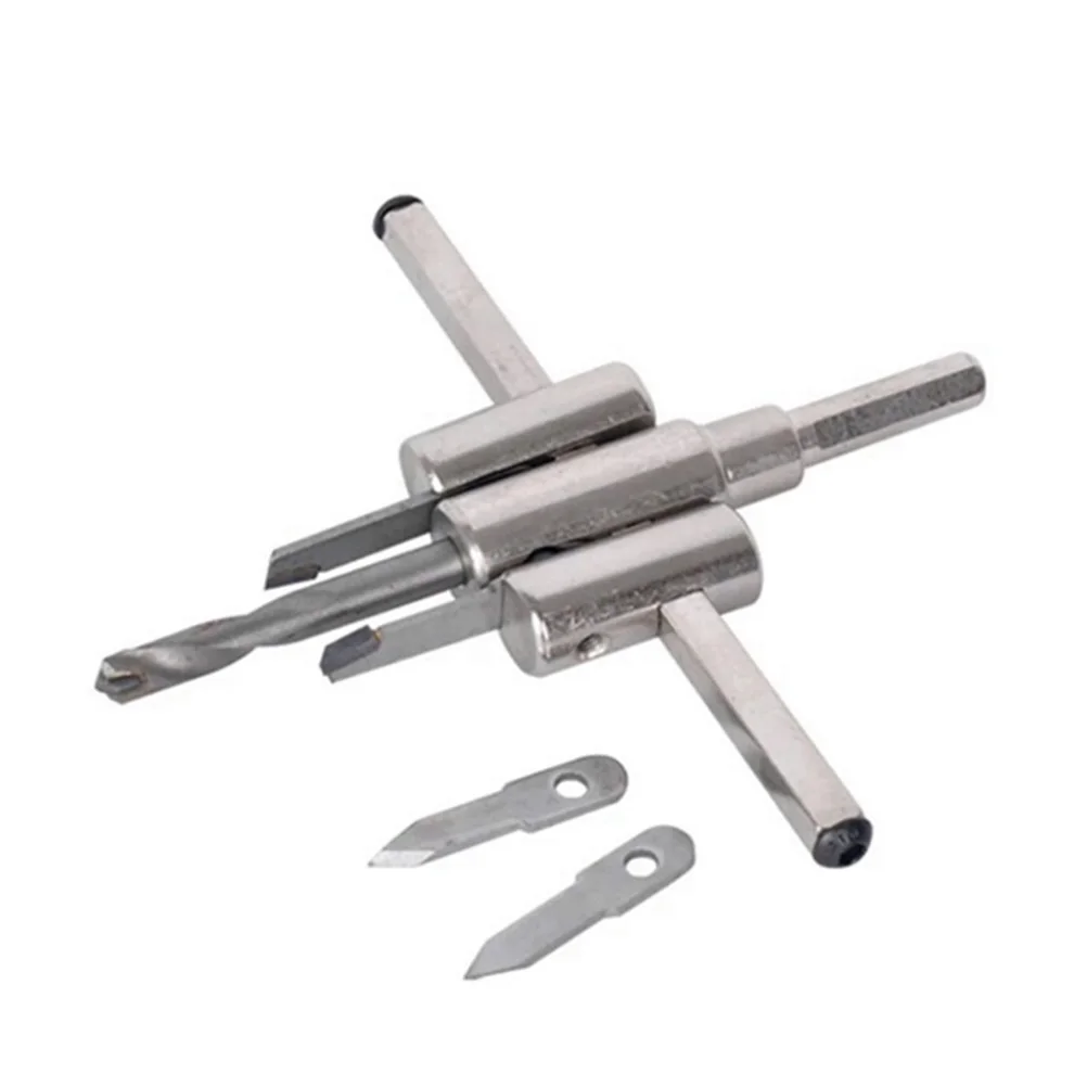 1pc Set di foratura per fori per la lavorazione del legno Punte da trapano in acciaio ad alta velocità per trapano elettrico Mandrino Taglierina per compensato Utensili in legno di plastica