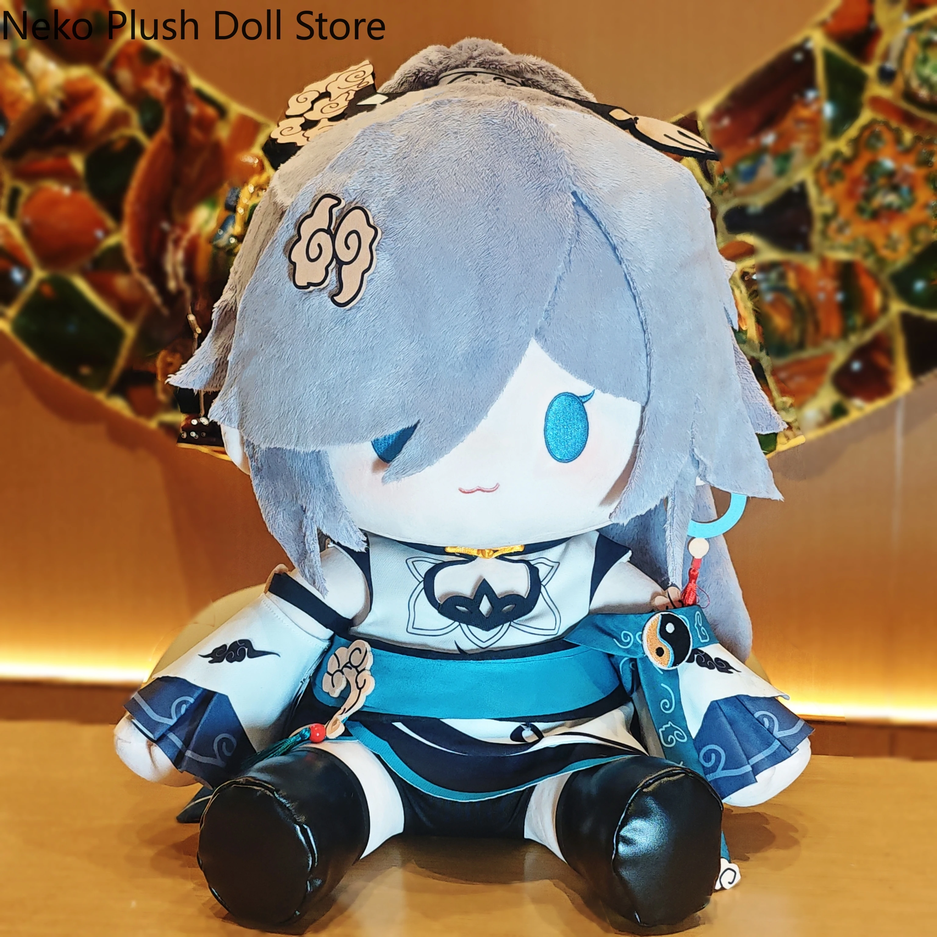 

Honkai Impact 3rd Azure Empyrea Game Anime Cosplay Plush Stuffed Cotton Cute Body Change Clothes Doll Dress Up Toys Cushion 40CM