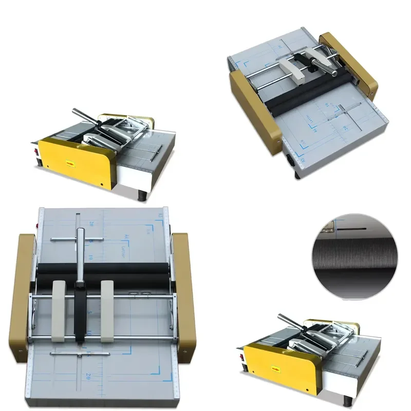 AP01 High Quality A4 A3 Manual Booklet Maker for Office and School Use Paper Binding and Folding Machine