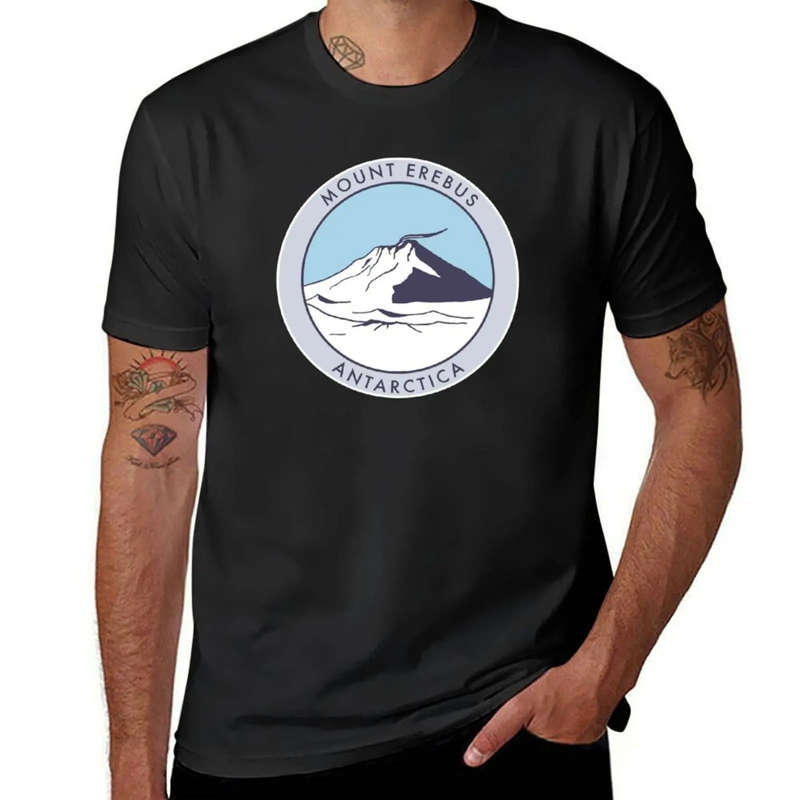 Mount Erebus Antarctica, McMurdo Station T Shirt, Sticker T-Shirt plain kawaii clothes blacks plus sizes mens funny t shirts