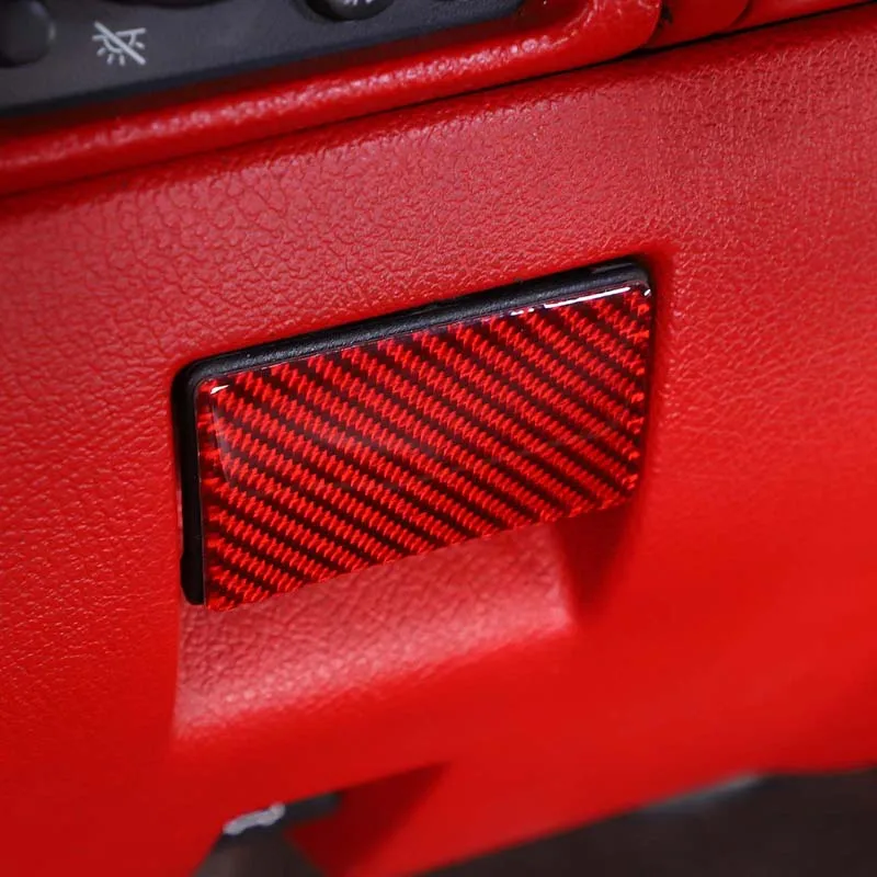 

metyoucar For Hummer H3 2005-2009 Soft Carbon Fiber Car Foot Brake Handle Panel Cover Trim Sticker Interior Car Accessories