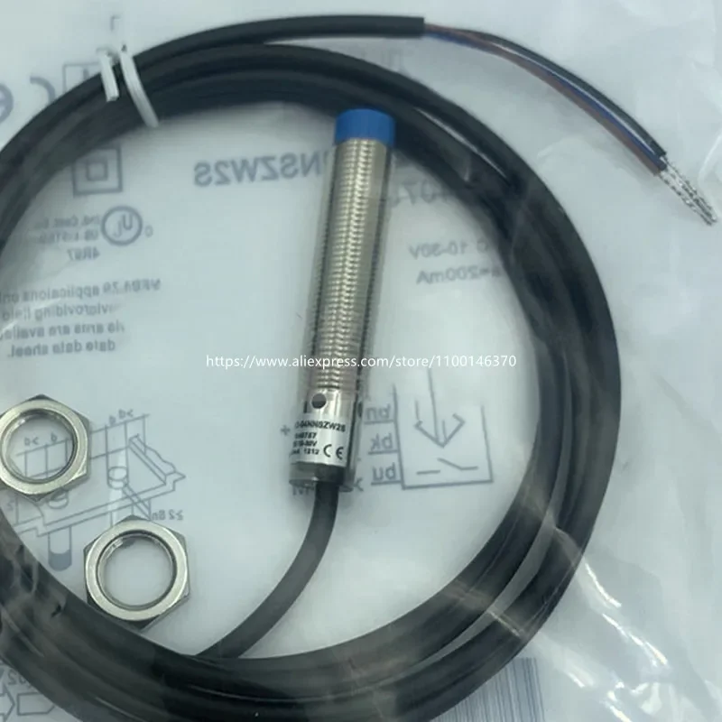 

3Pcs New High Quality Proximity Switch IME12-04NNSZW2S IME12-04NPOZW2S DC 24V Trimage NPN Normally Open