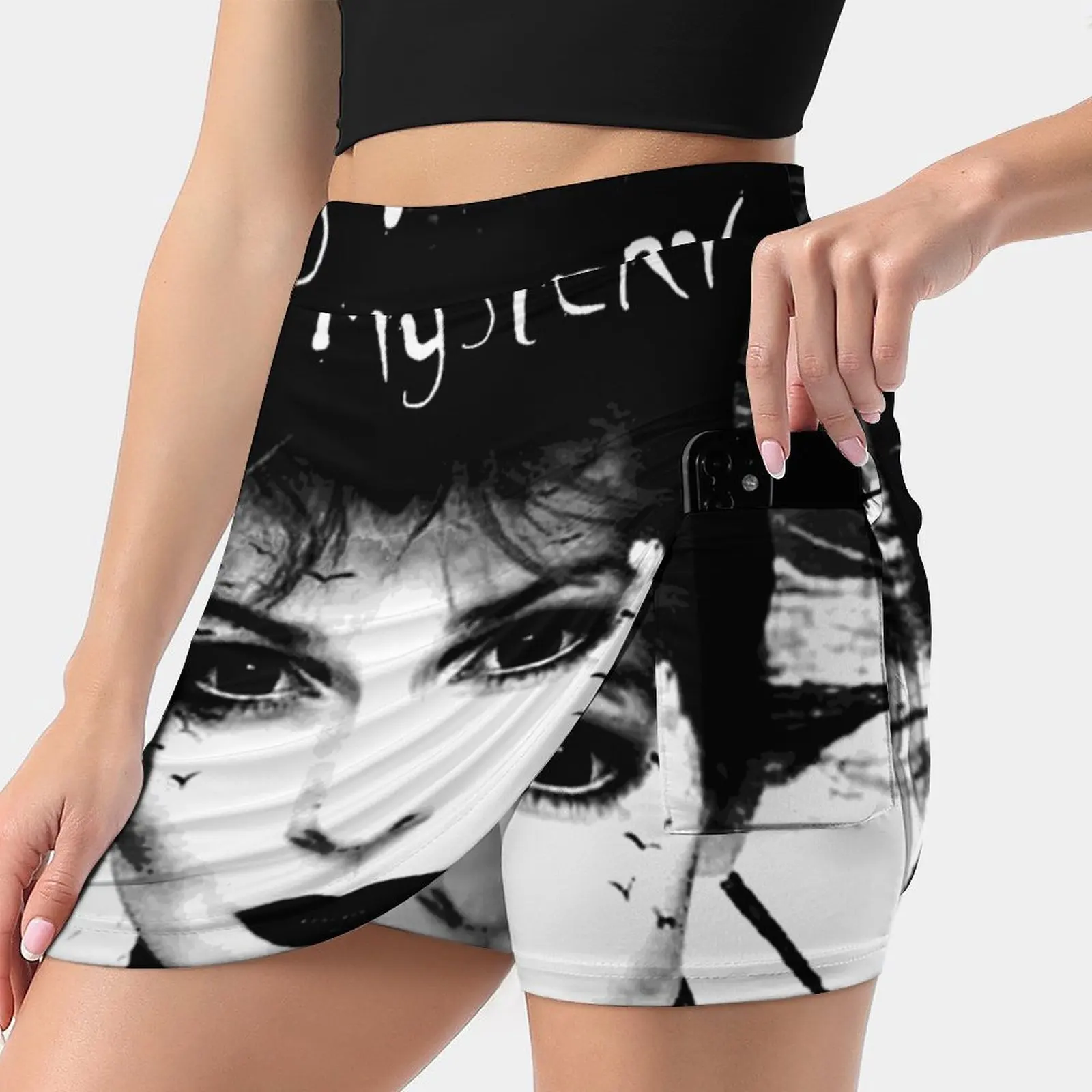 Its A Mystery Women'S Summer Fake Two Piece Skirts Casual Sports Beach Skirt Girl Skorts Toyah Its Mystery 80S Eighties Pop