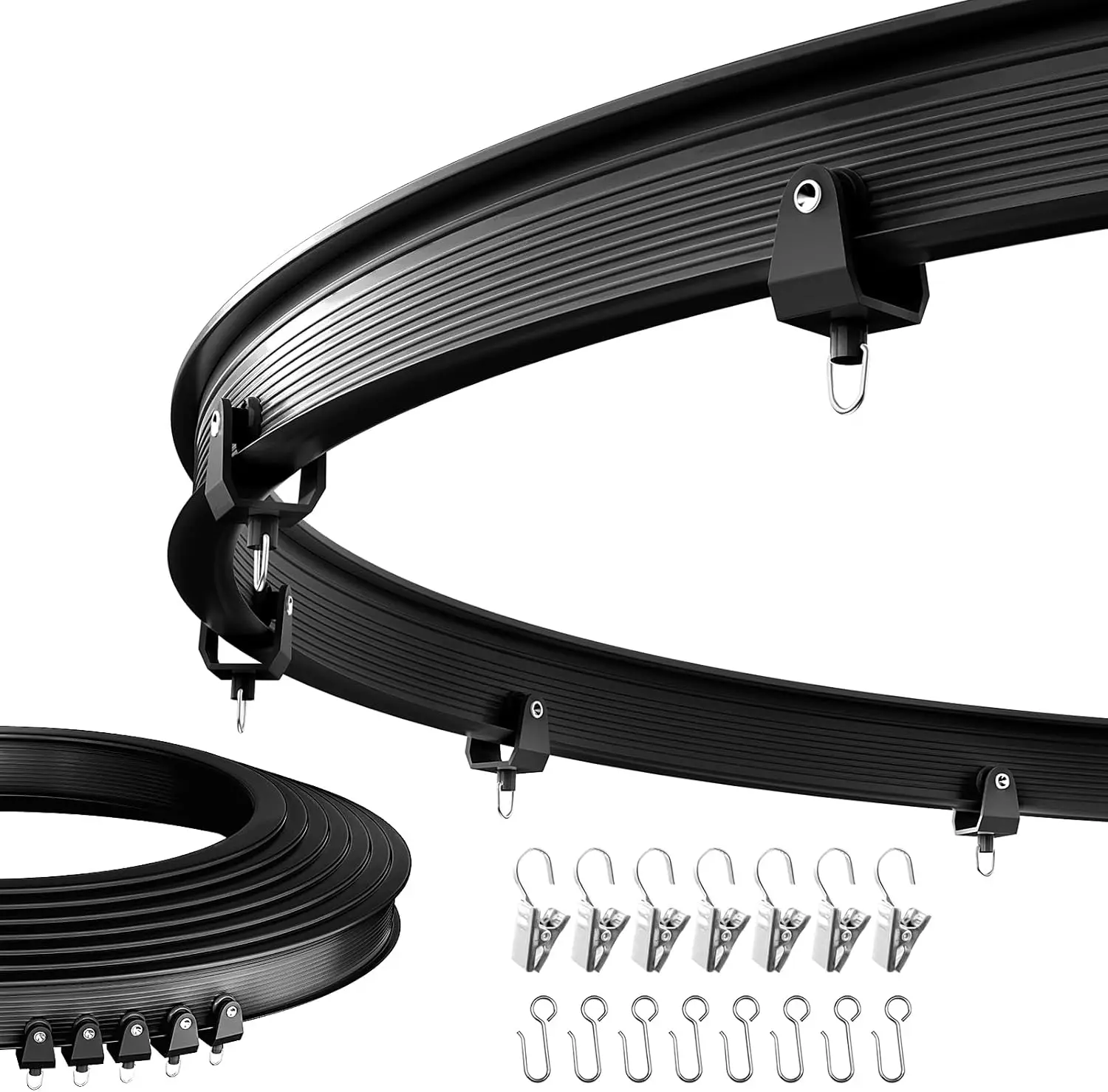 

Гибкий изгибаемый потолочный карниз, крепление для шторной системы, разделитель комнаты, карниз для штор, для автодомов