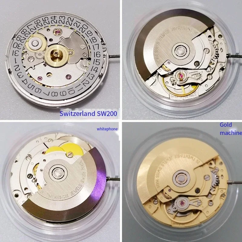 Swiss original watch accessories SW200 movement, three-pin, single calendar SW200-1