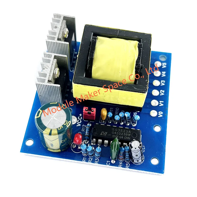 150W Car DC 12V to AC 110V 220V 20KHZ Power Inverter Charger Converter Boost Board High Frequency Square Wave