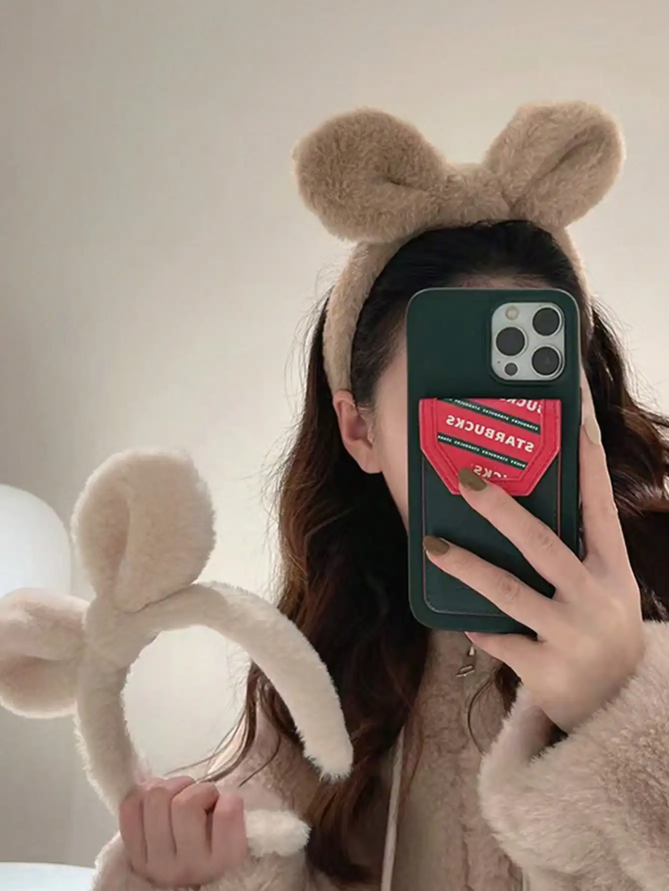 1pc Women Cute Rabbit Ear Headband, Sweet Rabbit Ear Hair Accessory, Non-Damaging 3D Headband For Washing Face & Styling, Suitable For Going Out, Valentine's Day Couple Gift,Hairband,Hair Hoop Headbands Head Accessories Beauty Home Hair Accessories